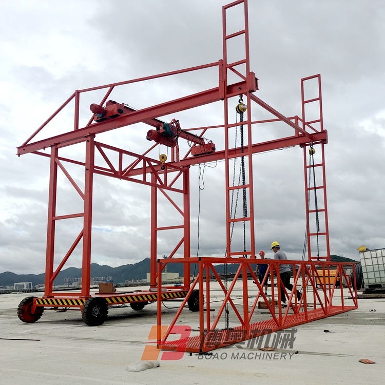 新型(xing)防撞牆模闆施(shī)工台車